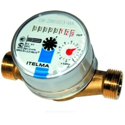 СЧЁТЧИК Х/В КРЫЛЬЧАТЫЙ ОДНОСТРУЙНЫЙ РЕЗЬБА WFK20 ИТЭЛМА