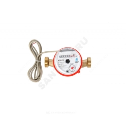 СЧЁТЧИК Г/В И Х/В КРЫЛЬЧАТЫЙ ОДНОСТРУЙНЫЙ РЕЗЬБА ИМПУЛЬСНЫЙ ВСКМ-15 ДГ2 ДЕКАСТ