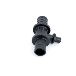 Тройник редукционный надвижной пластиковый REHAU 32x25x32