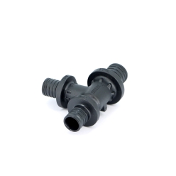 Тройник редукционный надвижной пластиковый REHAU 20х16х16