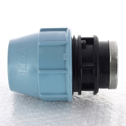 Муфта обжим-В для труб ПНД UNIDELTA 63х2"