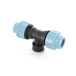 Тройник обжим-В для труб ПНД UNIDELTA 25x3/4"