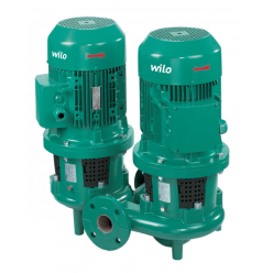 Циркуляционный насос с сухим ротором в исполнении Inline с фланцевым соединением Wilo CronoTwin-DL 65/200-15/2