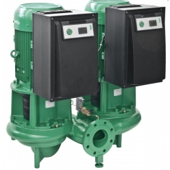 Циркуляционный насос с сухим ротором в исполнении Inline с фланцевым соединением Wilo CronoTwin-DL-E 50/220-15/2-R1