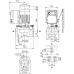 Циркуляционный насос с сухим ротором в исполнении Inline с фланцевым соединением Wilo VeroLine-IP-E 80/115-2,2/2-R1