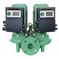 Циркуляционный насос с сухим ротором в исполнении Inline с фланцевым соединением Wilo VeroTwin-DP-E 80/105-3/2