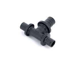 Тройник редукционный надвижной пластиковый REHAU 20х25х20