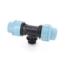 Тройник обжим-Н для труб ПНД UNIDELTA 32x1"