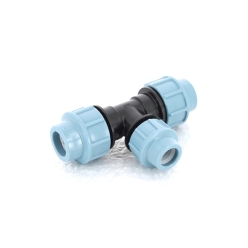 Тройник редукционный обжим для труб ПНД UNIDELTA 25x20x25