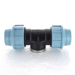 Тройник обжим-В для труб ПНД UNIDELTA 50x1"1/2 для труб ПНД полипропилен PP-B