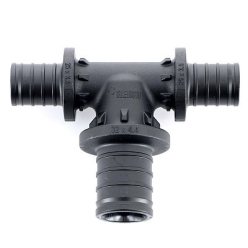 Тройник редукционный надвижной пластиковый REHAU 25x32x25