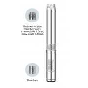 Погружной скважинный насос SUMOTO 4SR6/10