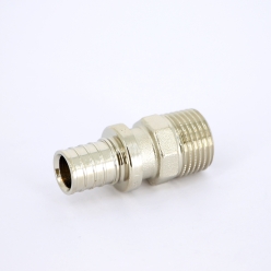 Муфта надвижная Н латунная REHAU 17х1/2